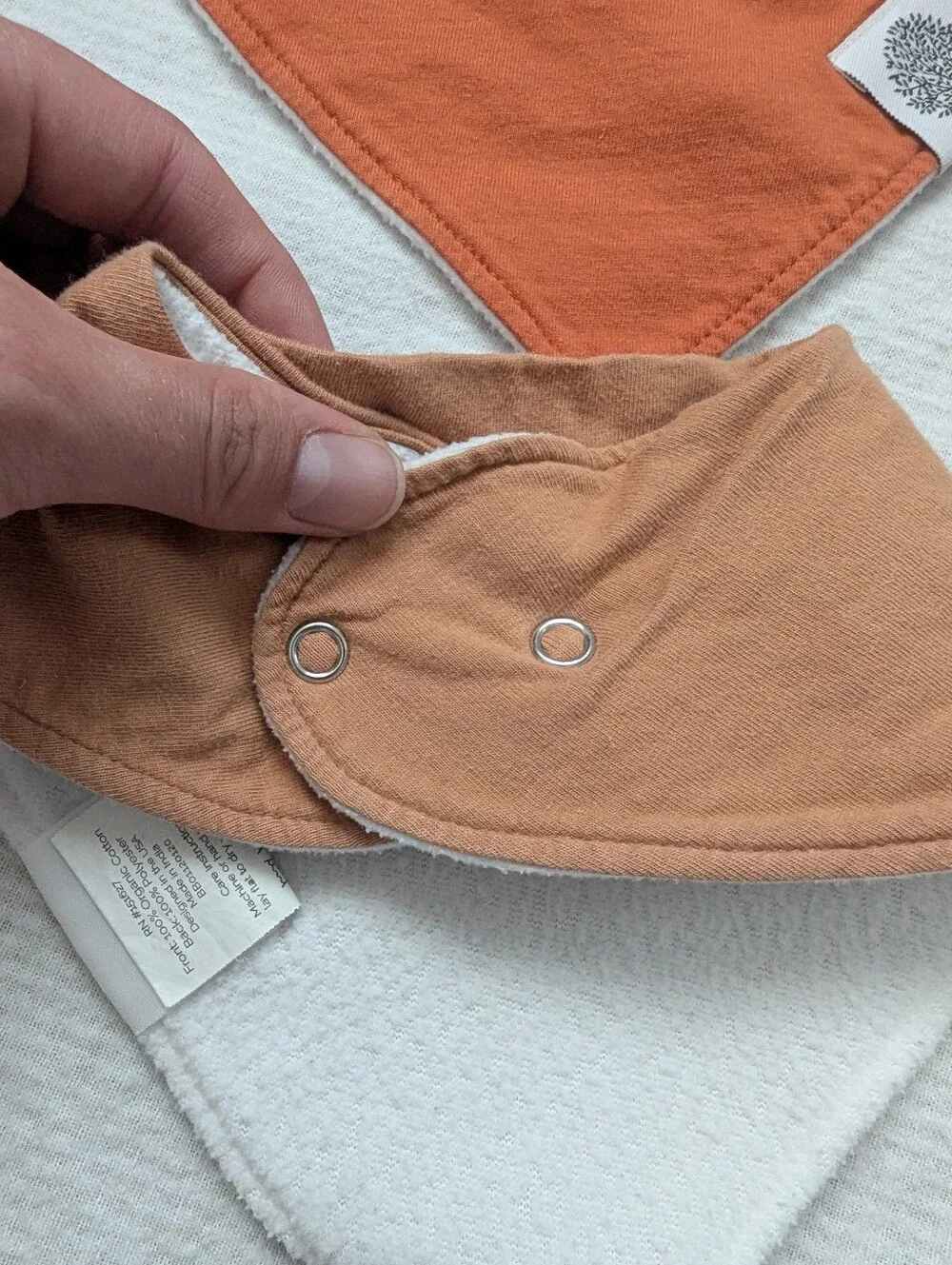 parker baby co handkerchief holes